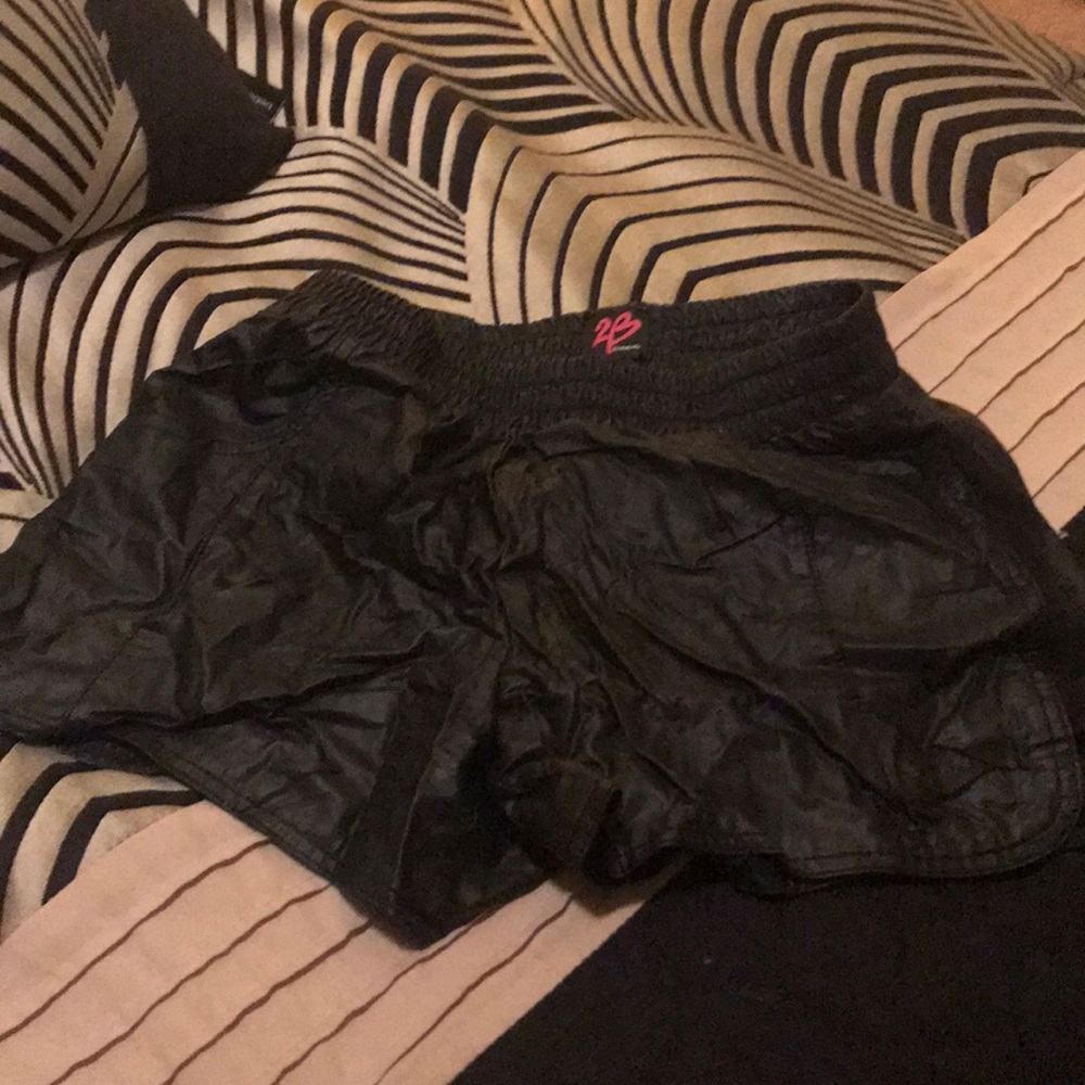 2B by BEBE leather look shirt